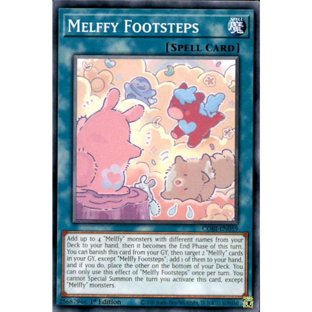 Melffy Footsteps CORI-EN059 Yu-Gi-Oh! Card from the Chaos Origins Set