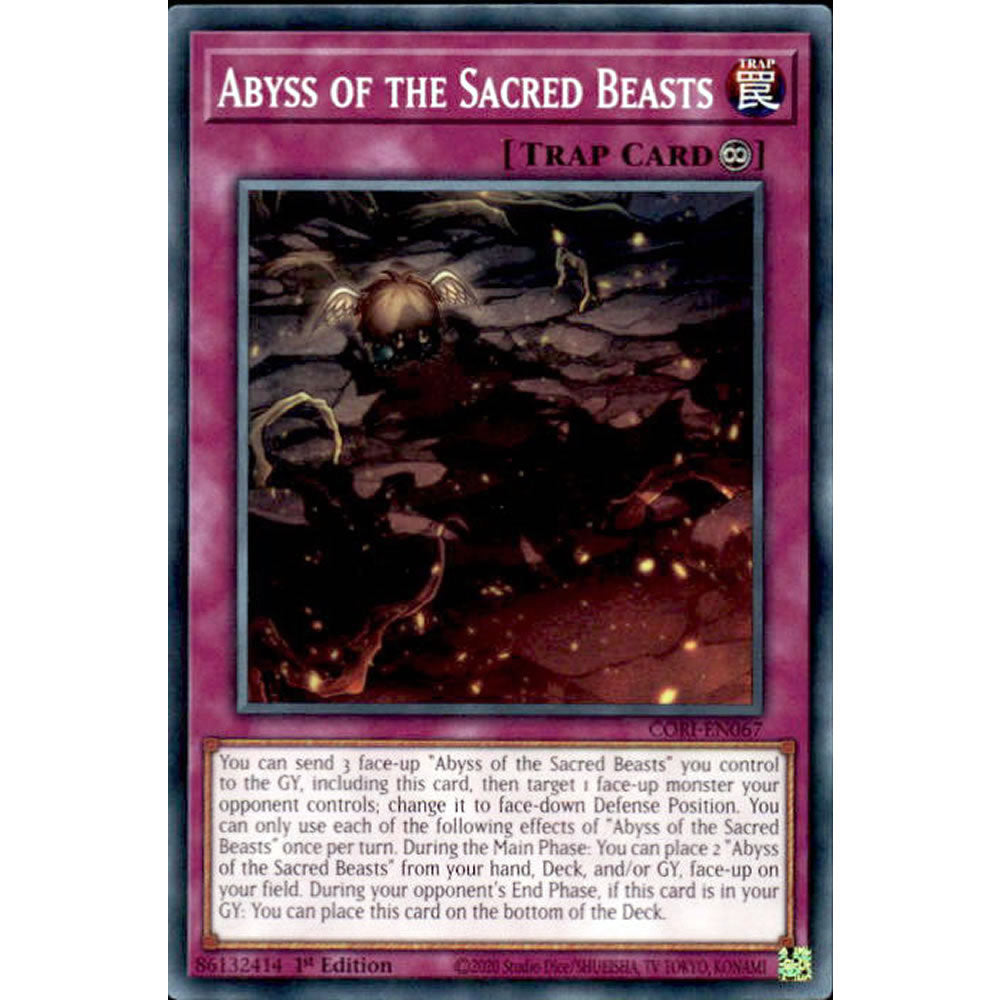 Abyss of the Sacred Beasts CORI-EN067 Yu-Gi-Oh! Card from the Chaos Origins Set
