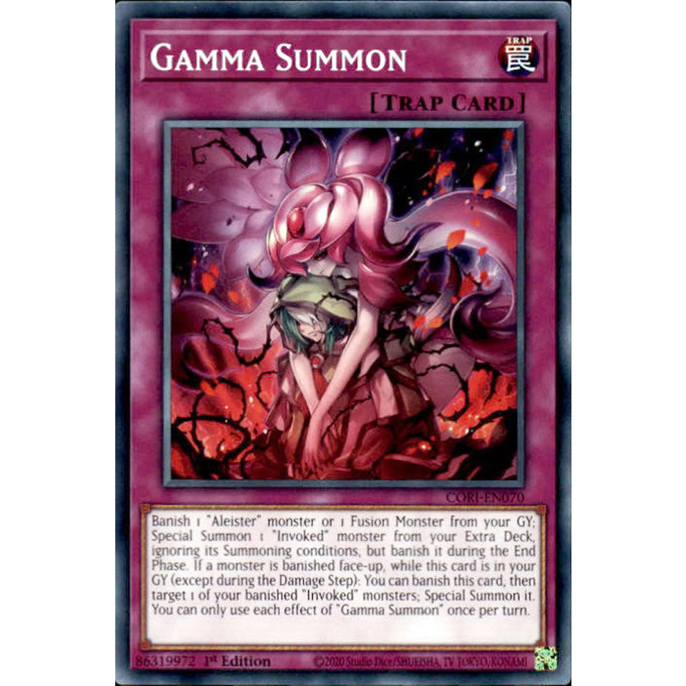 Gamma Summon CORI-EN070 Yu-Gi-Oh! Card from the Chaos Origins Set