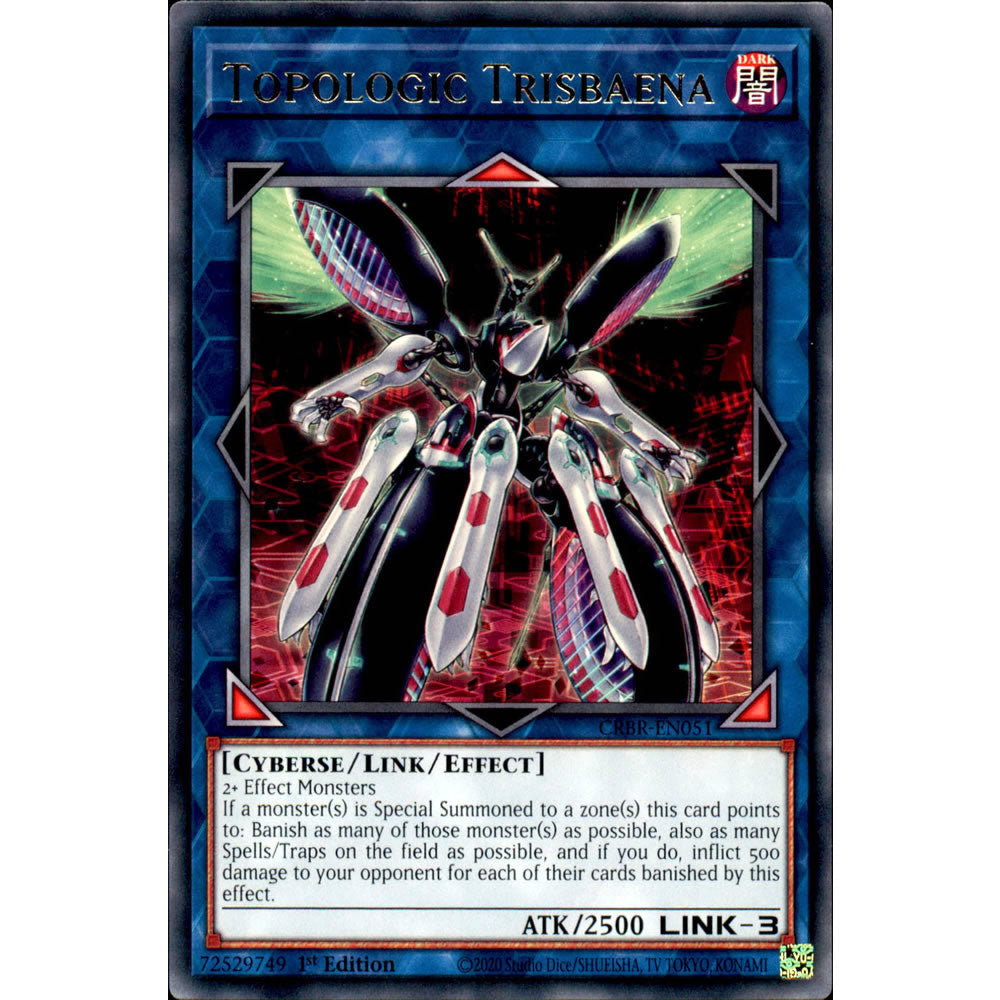 Topologic Trisbaena CRBR-EN051 Yu-Gi-Oh! Card Topologic Trisbaena CRBR-EN051 Yu-Gi-Oh! Card