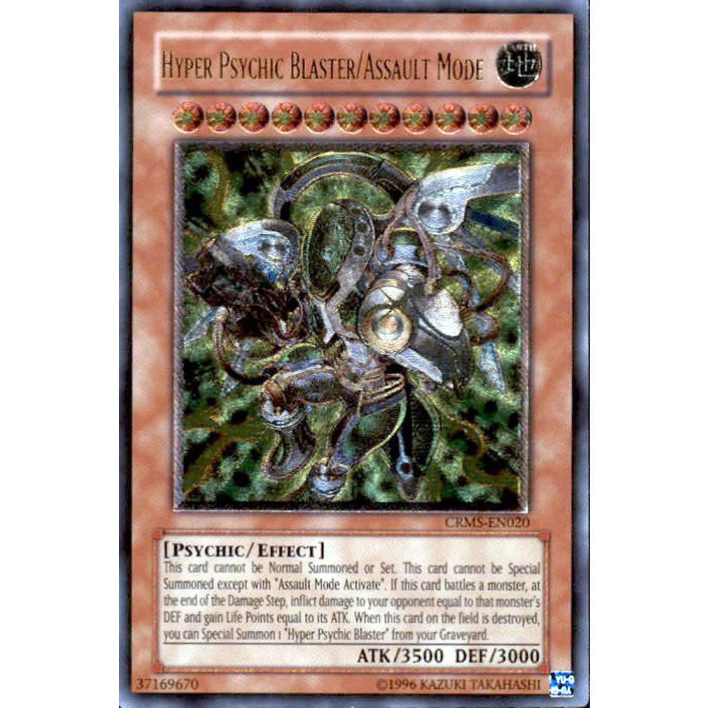 Hyper Psychic Blaster Assault Mode CRMS-EN020 Yu-Gi-Oh! Card from the Crimson Crisis Set
