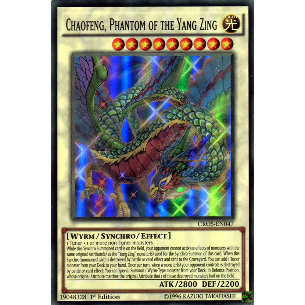 Chaofeng, Phantom of the Yang Zing CROS-EN047 Yu-Gi-Oh! Card from the Crossed Souls Set