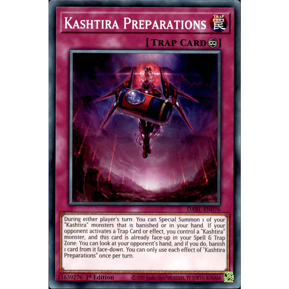 Kashtira Preparations DABL-EN076 Yu-Gi-Oh! Card from the Darkwing Blast Set
