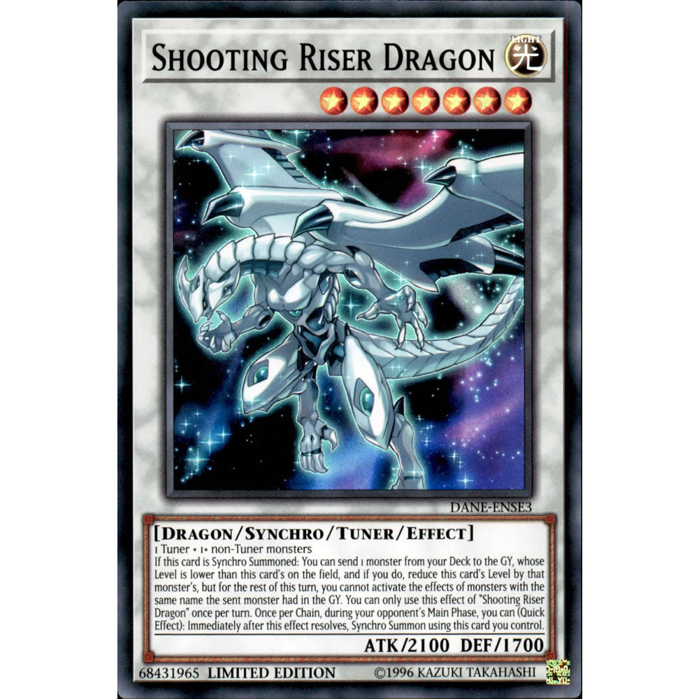 Shooting Riser Dragon DANE-ENSE3 Yu-Gi-Oh! Card from the Dark Neostorm Special Edition Set