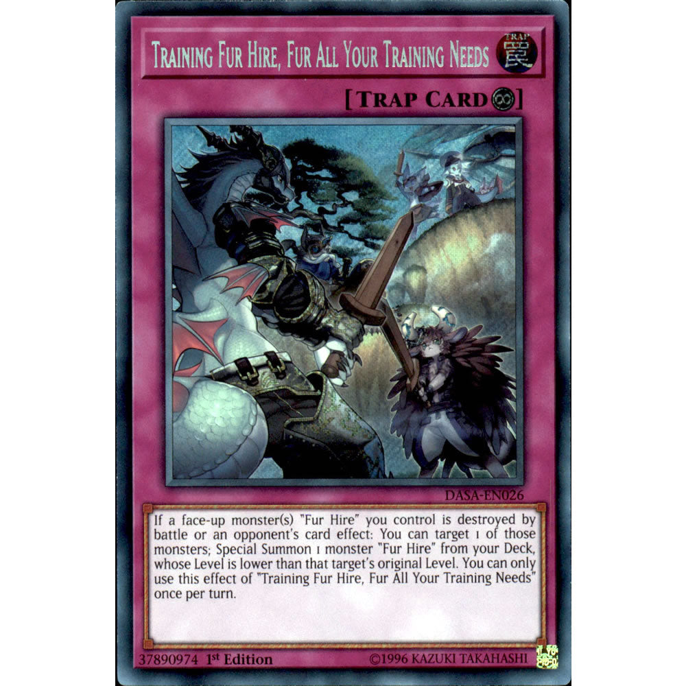 Training Fur Hire, Fur All Your Training Needs DASA-EN026 Yu-Gi-Oh! Card from the Dark Saviors Set