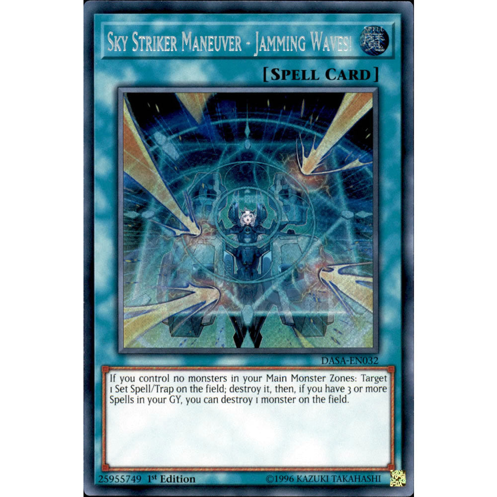 Sky Striker Maneuver - Jamming Waves! DASA-EN032 Yu-Gi-Oh! Card from the Dark Saviors Set