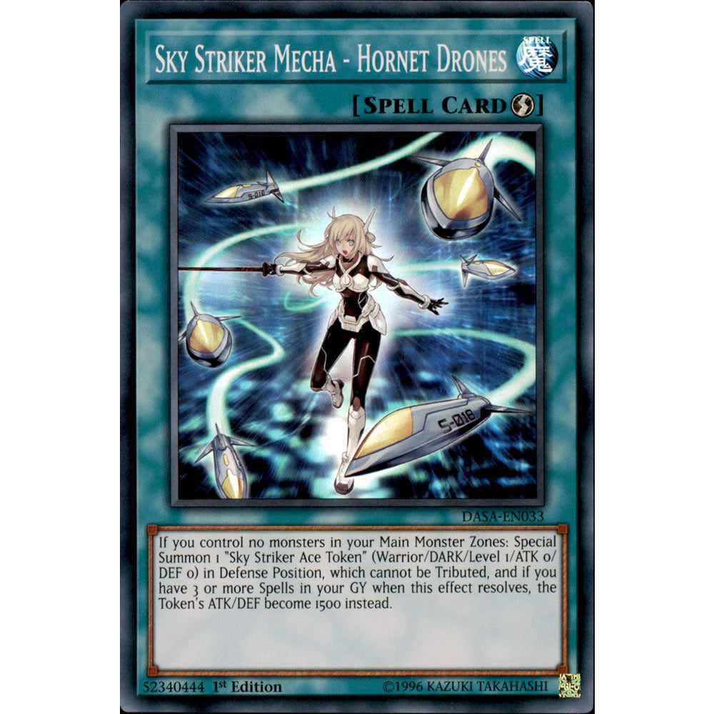 Sky Striker Mecha - Hornet Drones DASA-EN033 Yu-Gi-Oh! Card from the Dark Saviors Set