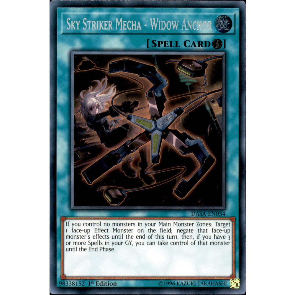 Sky Striker Mecha - Widow Anchor DASA-EN034 Yu-Gi-Oh! Card from the Dark Saviors Set