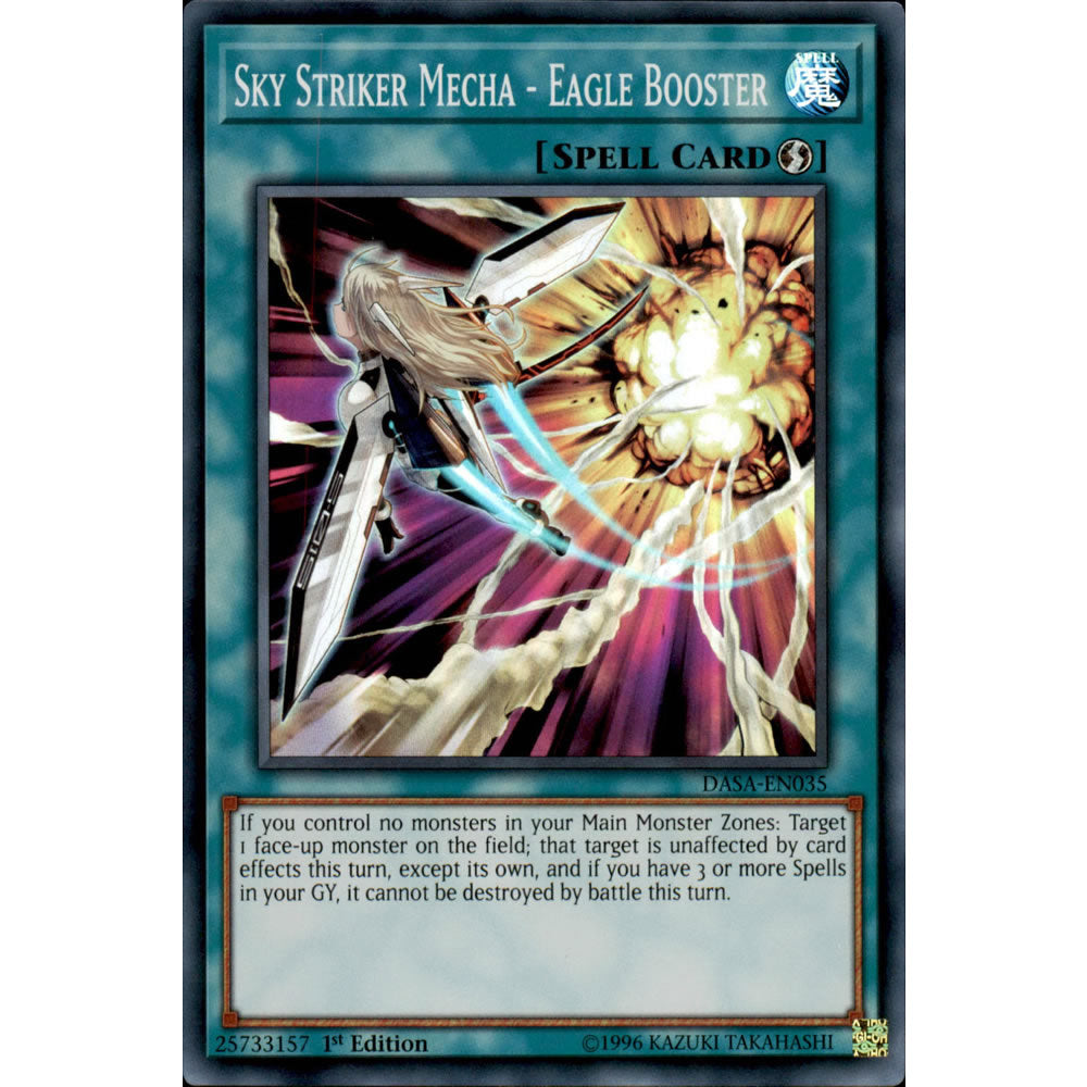 Sky Striker Mecha - Eagle Booster DASA-EN035 Yu-Gi-Oh! Card from the Dark Saviors Set