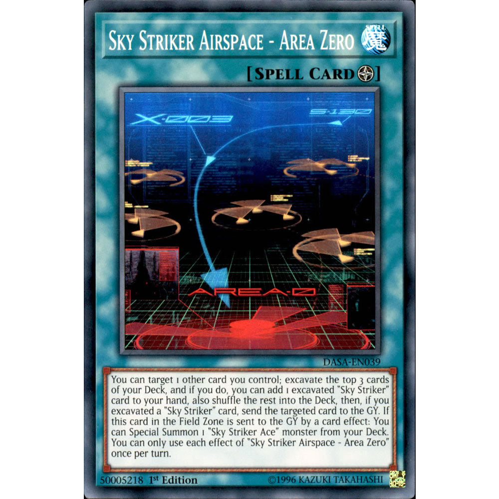 Sky Striker Airspace - Area Zero DASA-EN039 Yu-Gi-Oh! Card from the Dark Saviors Set