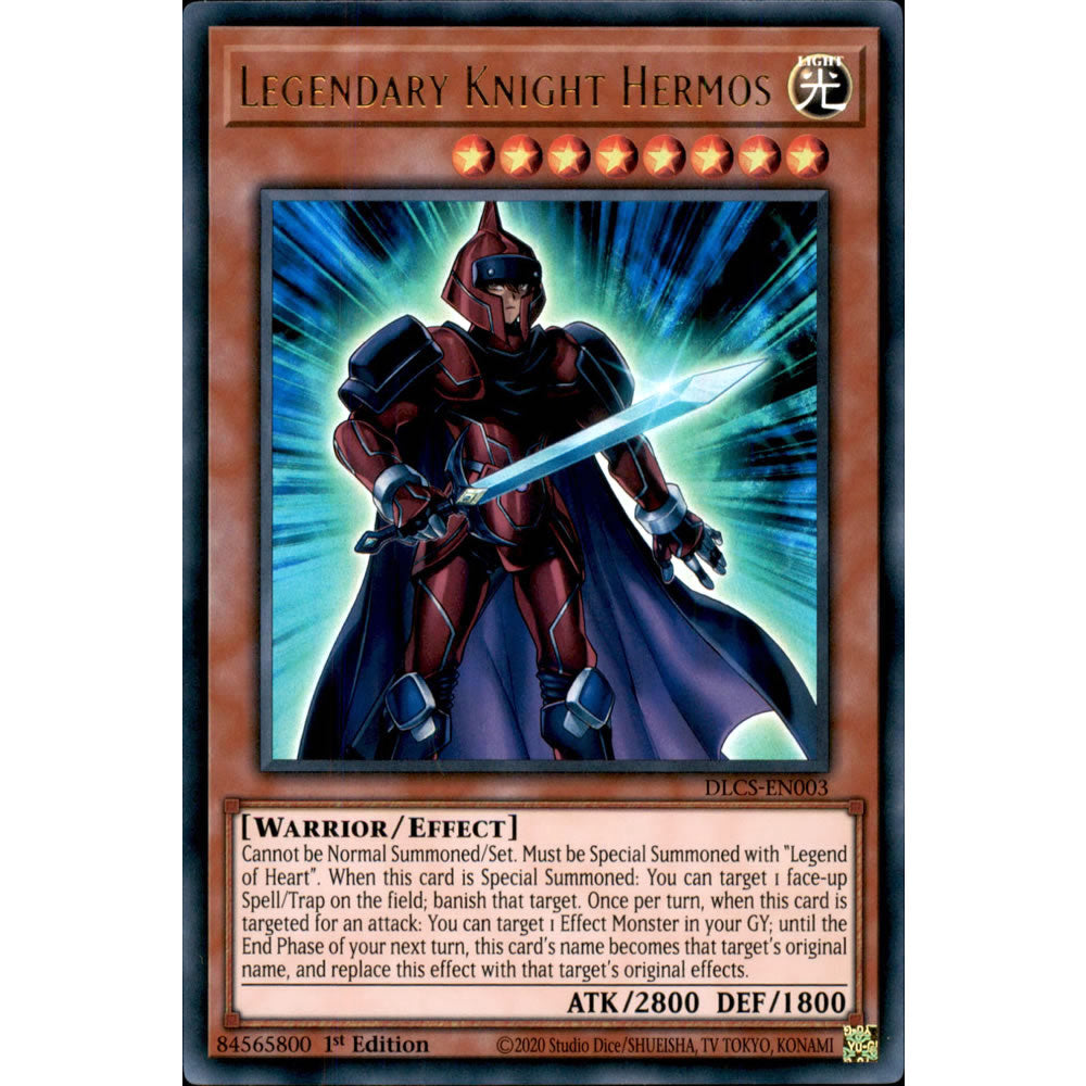 hermos yugioh card The Claw of Blue DLCS-EN064 1st Edition Ultra Rare Near This is of Secret Rare rarity The Claw of Hermos DRL2-EN013
