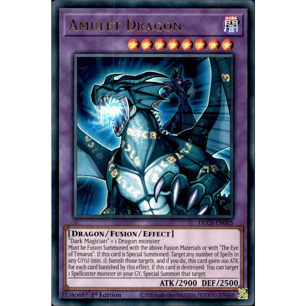 amulet dragon yugioh card Amulet Dragon DLCS-EN005 Yu-Gi-Oh! Card