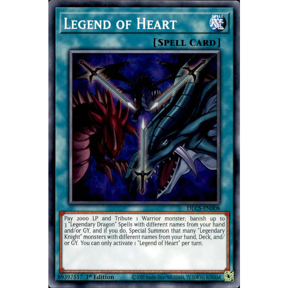 Legend of Heart DLCS-EN008 Yu-Gi-Oh! Card - Deckboosters Legend of Heart DLCS-EN008 Yu-Gi-Oh! Card - Deckboosters
