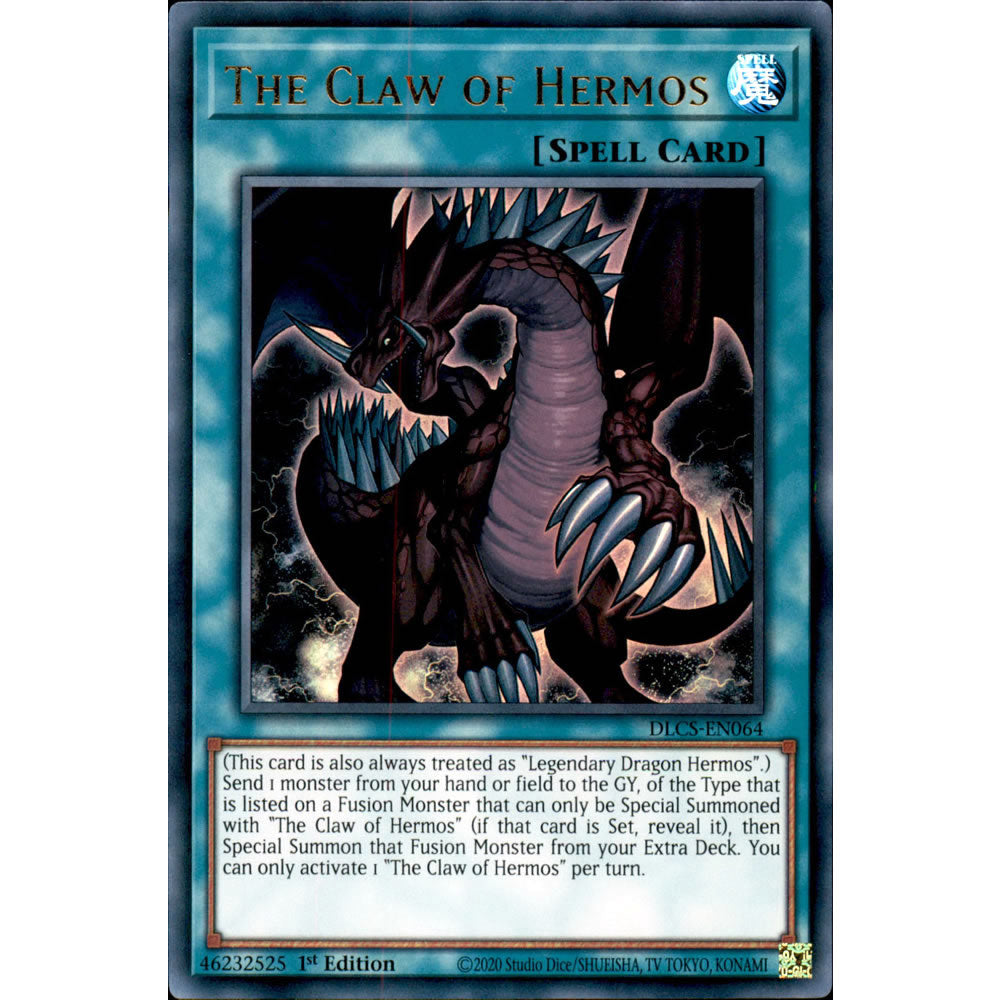 The Claw of Hermos DLCS-EN064 Yu-Gi-Oh! Card The Claw of Hermos DLCS-EN064 Yu-Gi-Oh! Card