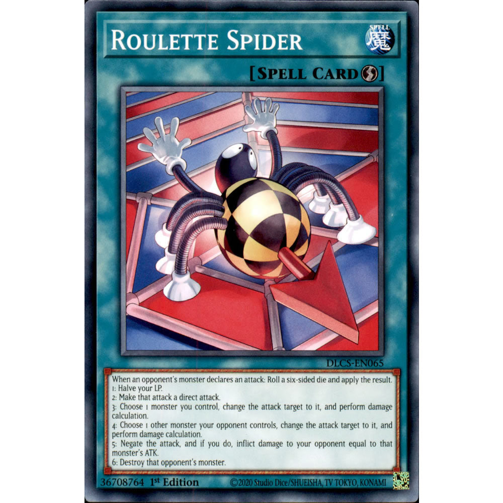 Roulette Spider DLCS-EN065 Yu-Gi-Oh! Card - Deckboosters Roulette Spider DLCS-EN065 Yu-Gi-Oh! Card - Deckboosters