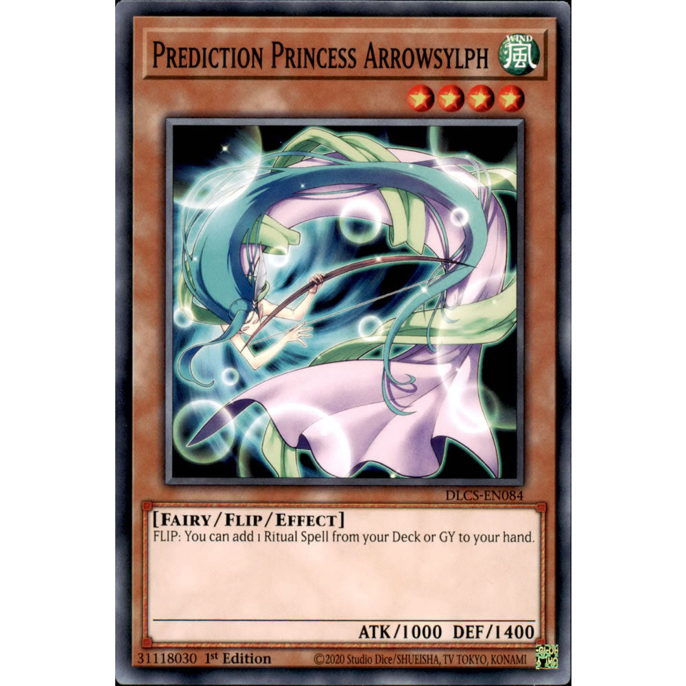 Prediction Princess Arrowsylph DLCS-EN084 Yu-Gi-Oh! Card from the Dragons of Legend: The Complete Series Set