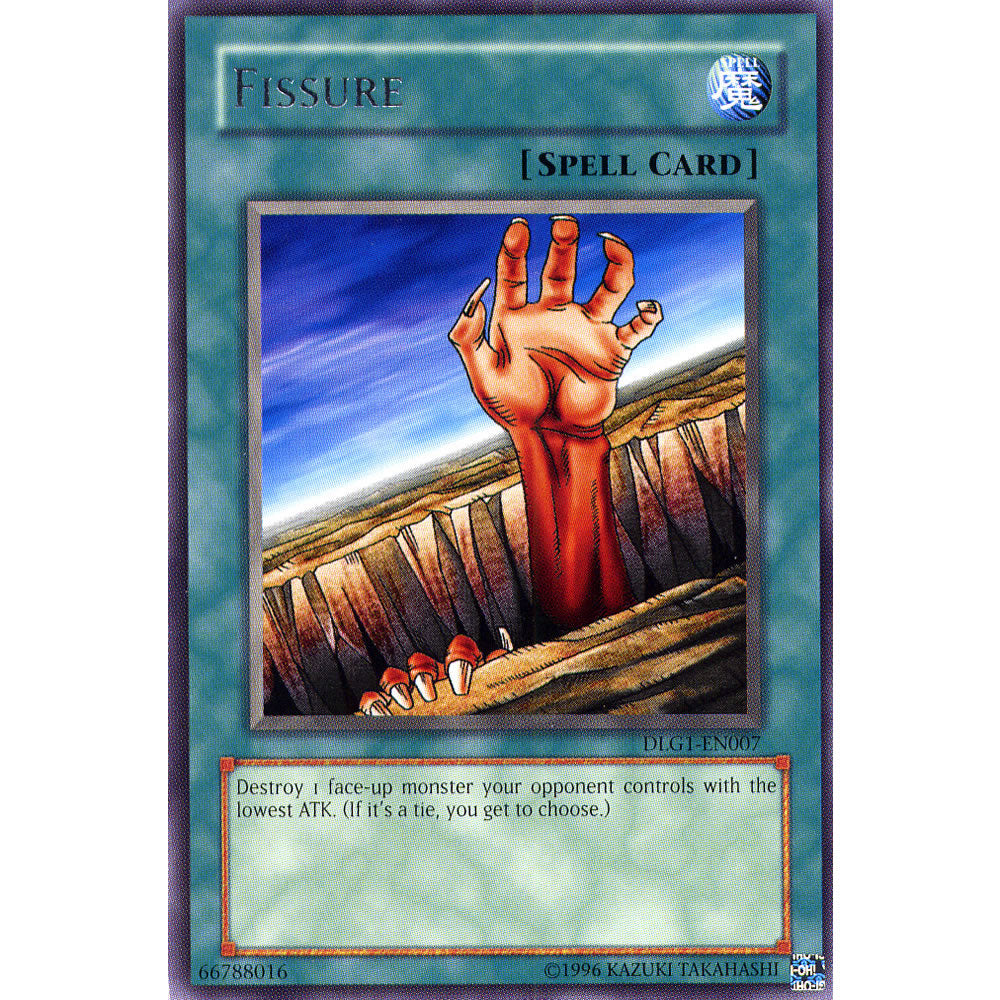 Fissure DLG1-EN007 Yu-Gi-Oh! Card from the Dark Legends Set