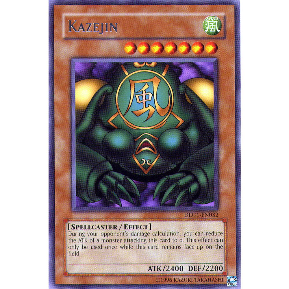 Kazejin DLG1-EN032 Yu-Gi-Oh! Card from the Dark Legends Set