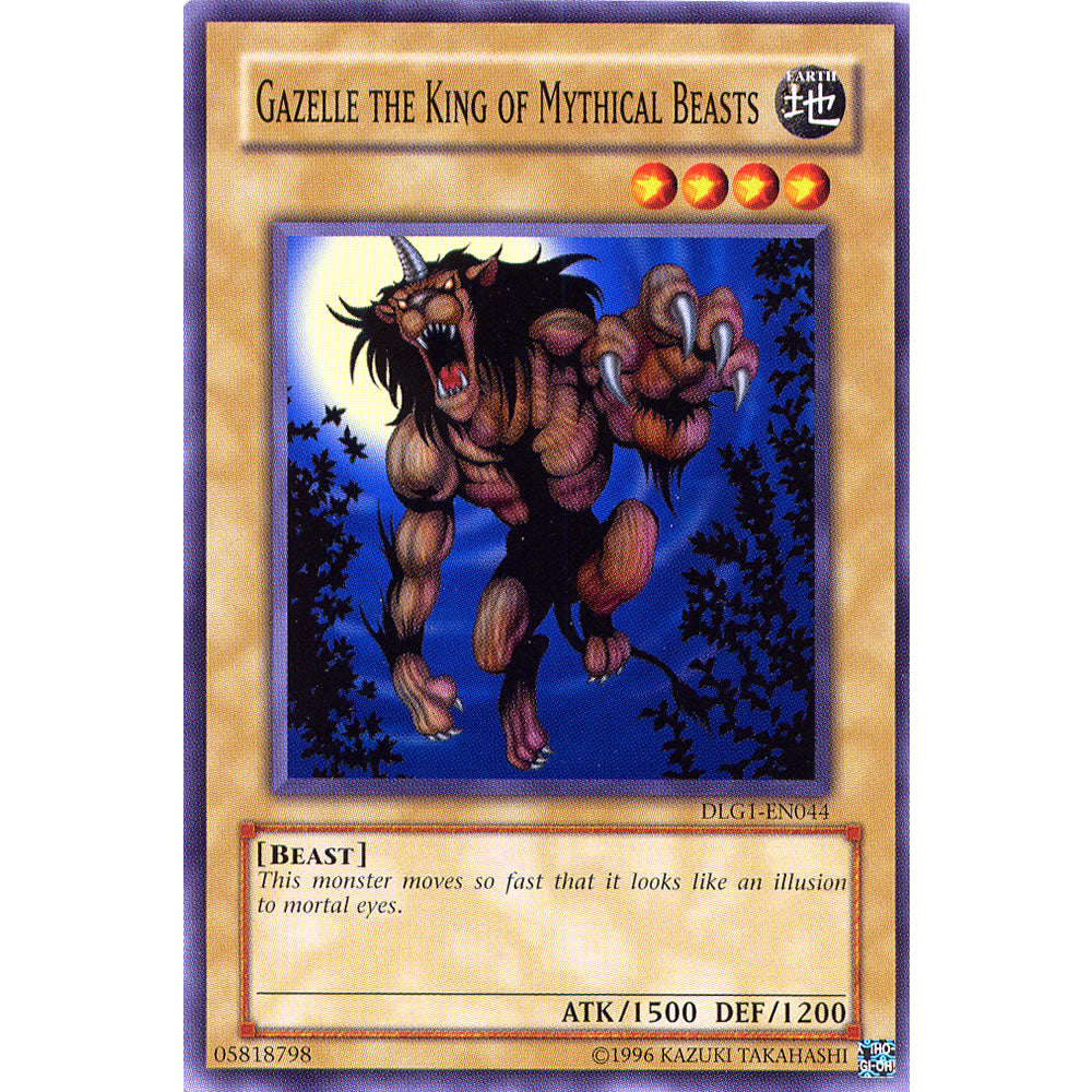 Gazelle the King of Mythical Beasts DLG1-EN044 Yu-Gi-Oh! Card from the Dark Legends Set