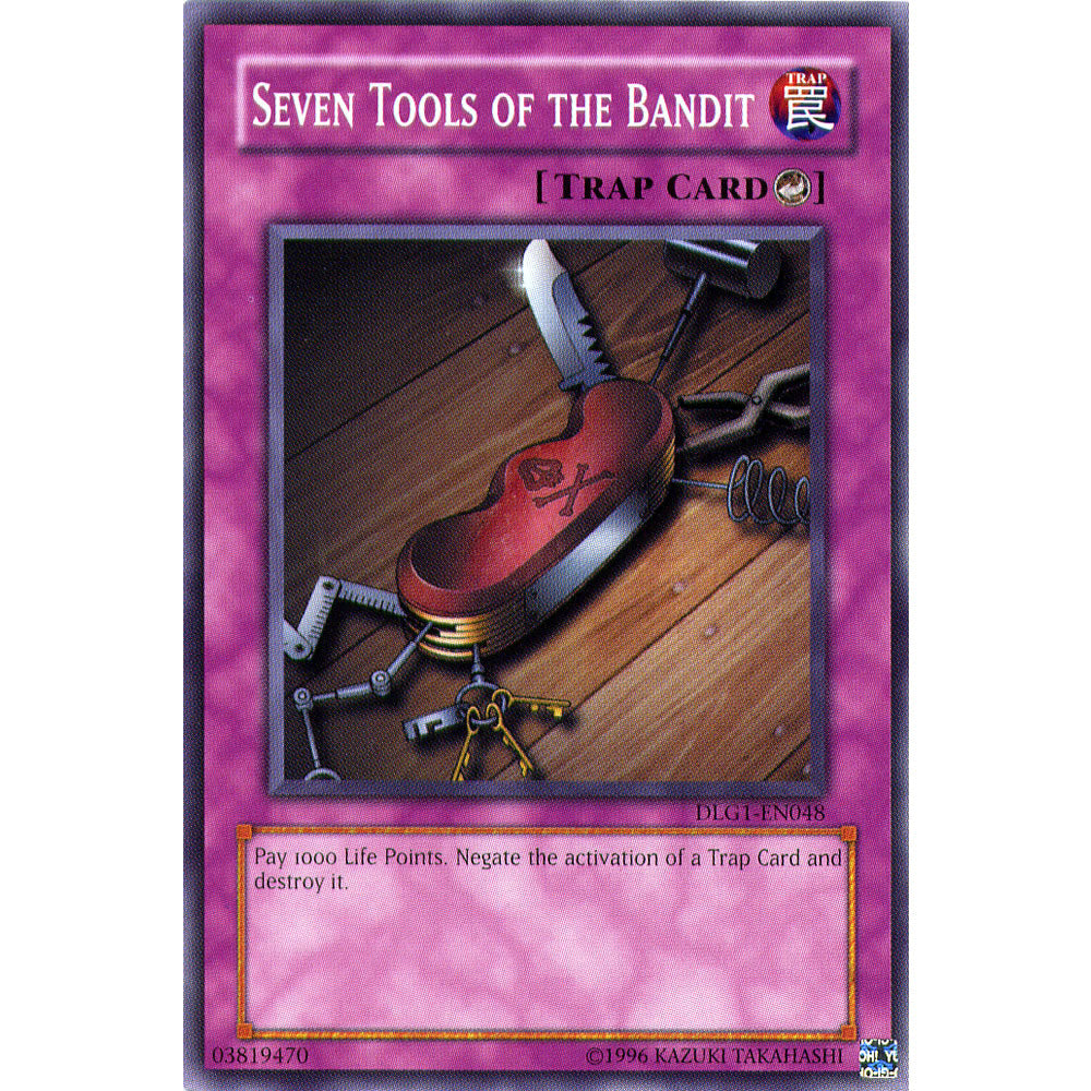 Seven Tools of the Bandit DLG1-EN048 Yu-Gi-Oh! Card from the Dark Legends Set