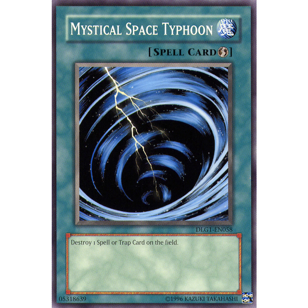 Mystical Space Typhoon DLG1-EN058 Yu-Gi-Oh! Card from the Dark Legends Set