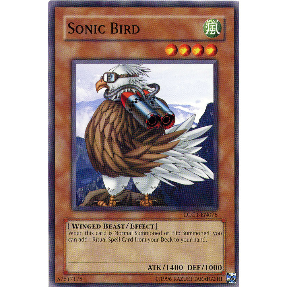 Sonic Bird DLG1-EN076 Yu-Gi-Oh! Card from the Dark Legends Set