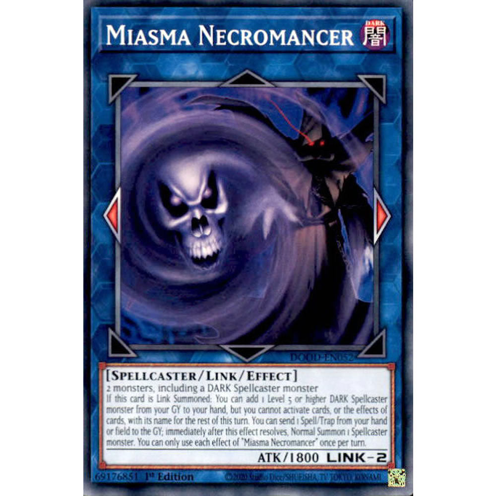 Miasma Necromancer DOOD-EN052 Yu-Gi-Oh! Card from the Doom of Dimensions Set