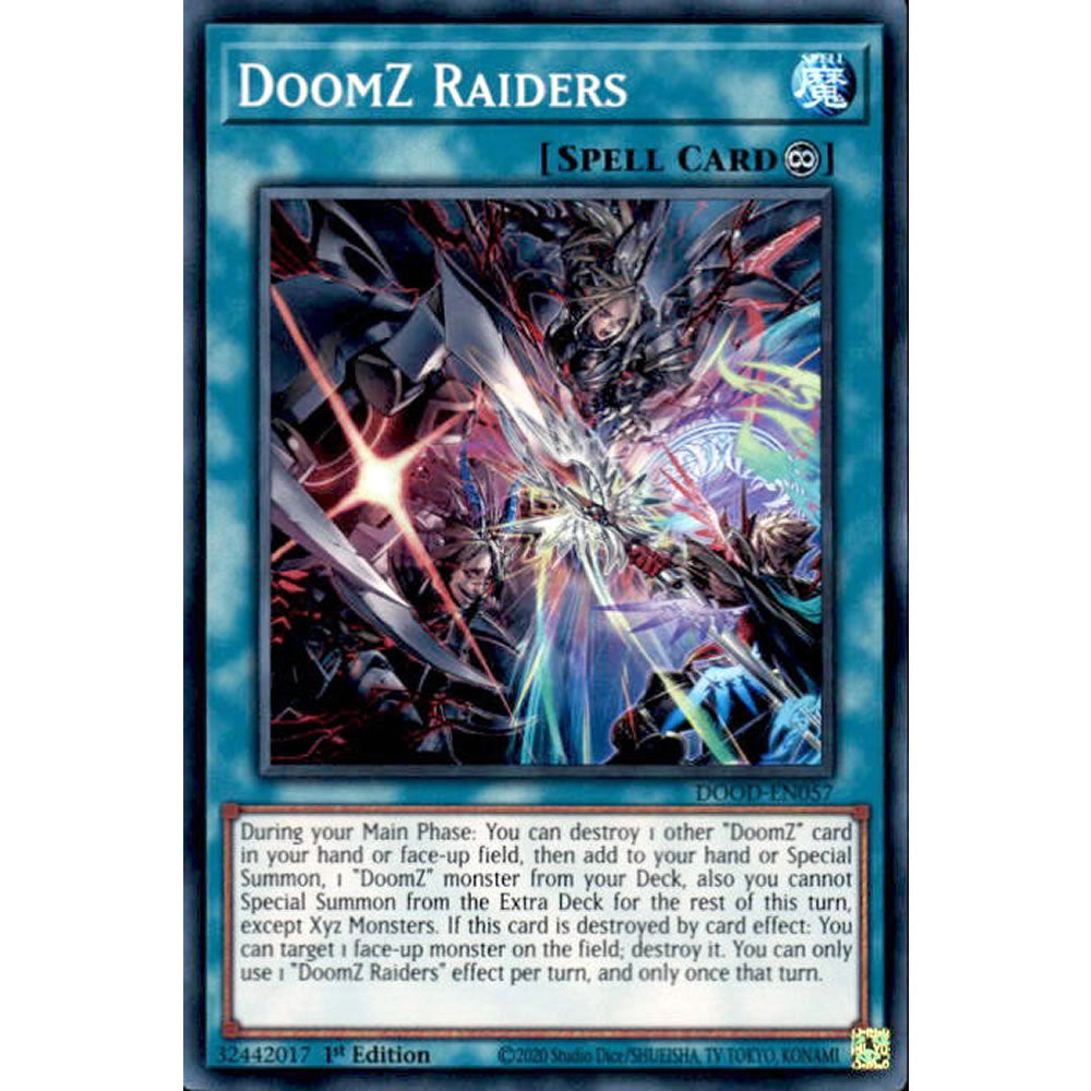 DoomZ Raiders DOOD-EN057 Yu-Gi-Oh! Card from the Doom of Dimensions Set
