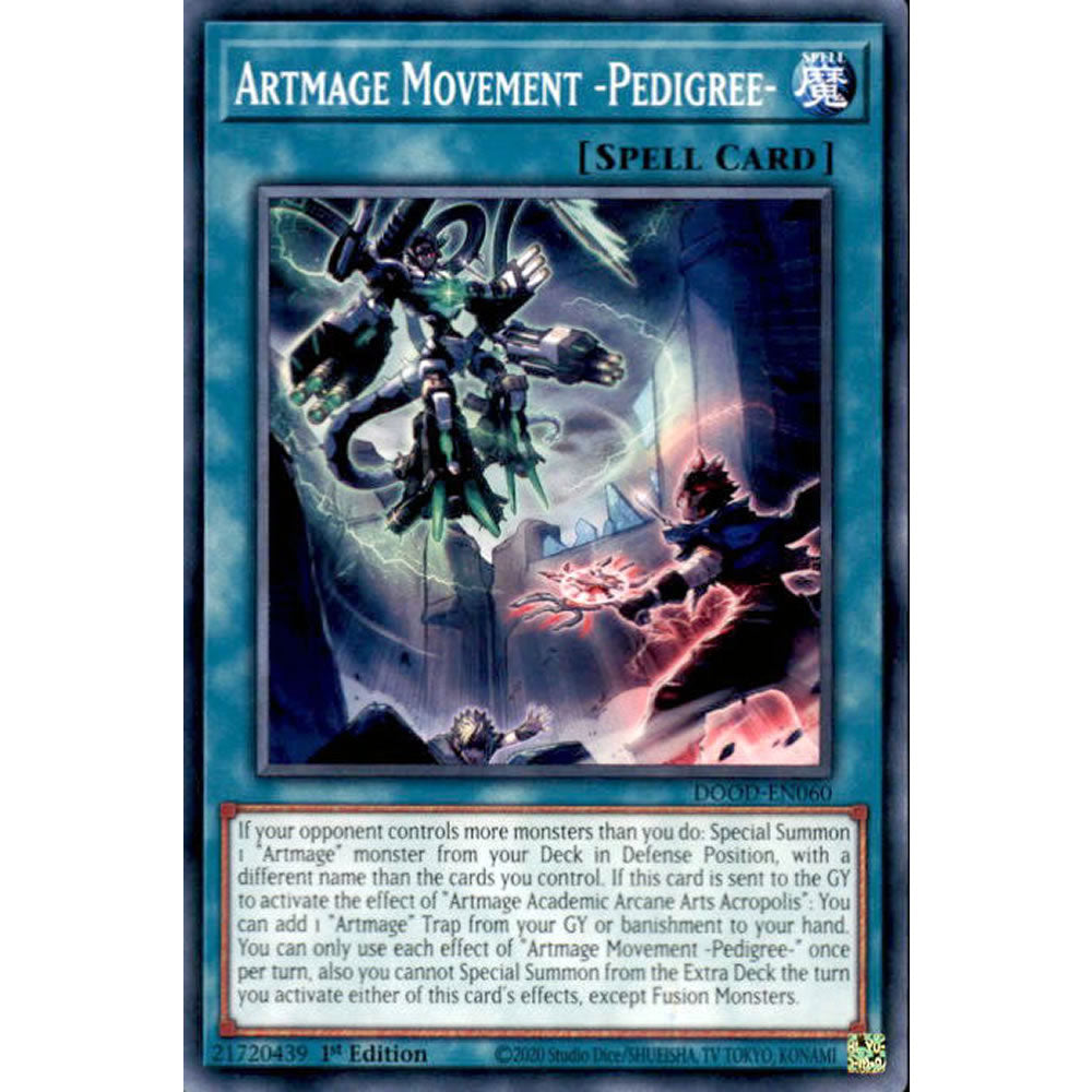 Artmage Movement -Pedigree- DOOD-EN060 Yu-Gi-Oh! Card from the Doom of Dimensions Set