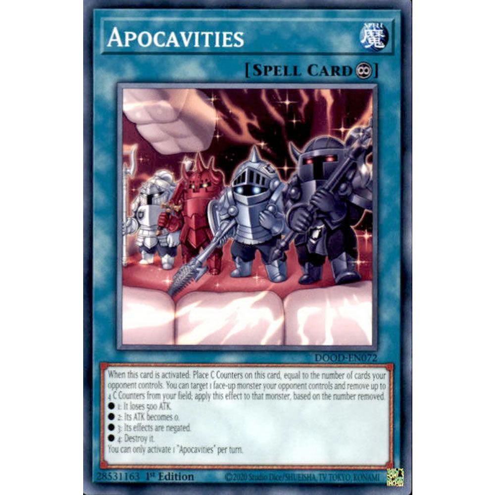 Apocavities DOOD-EN072 Yu-Gi-Oh! Card from the Doom of Dimensions Set