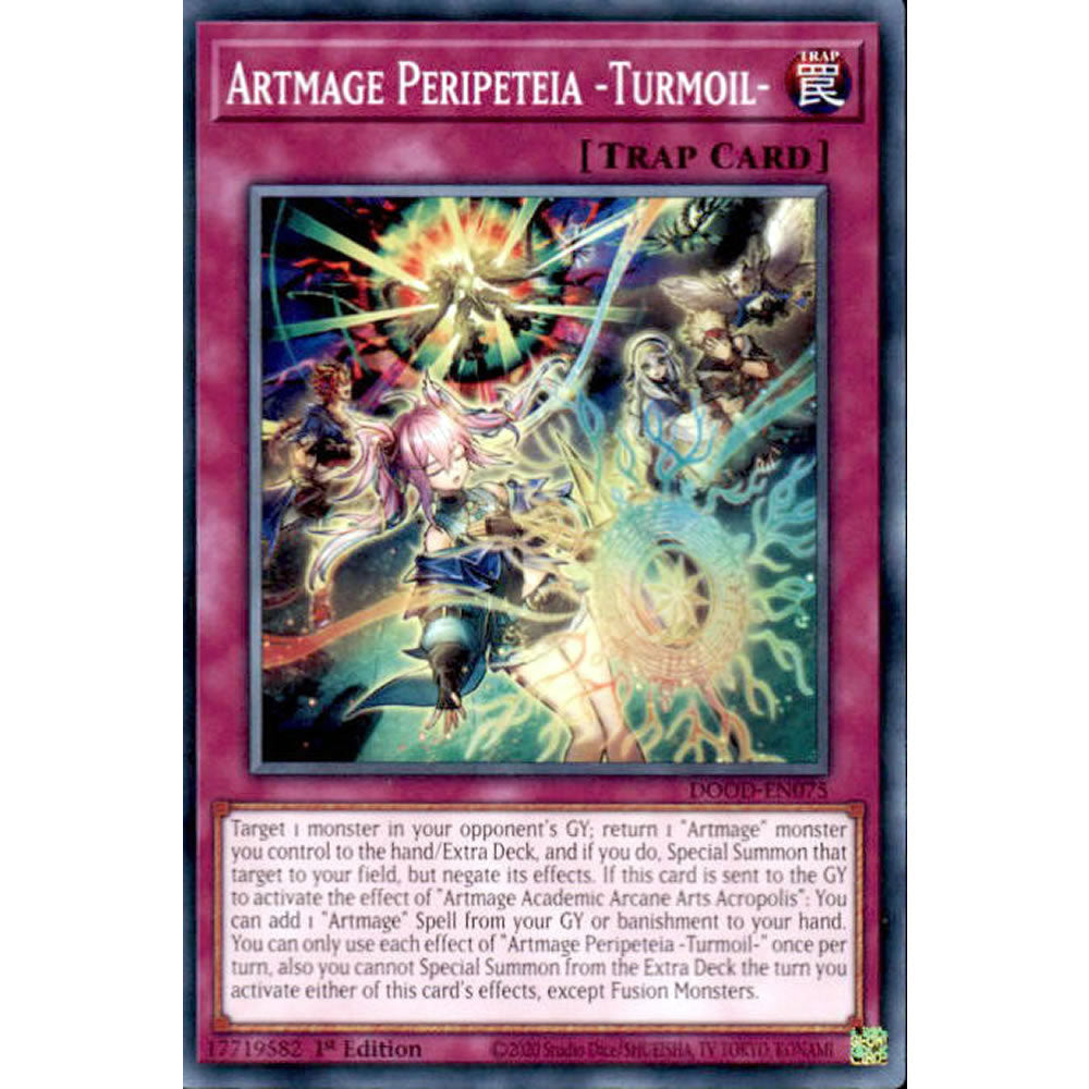 Artmage Peripeteia -Turmoil- DOOD-EN075 Yu-Gi-Oh! Card from the Doom of Dimensions Set