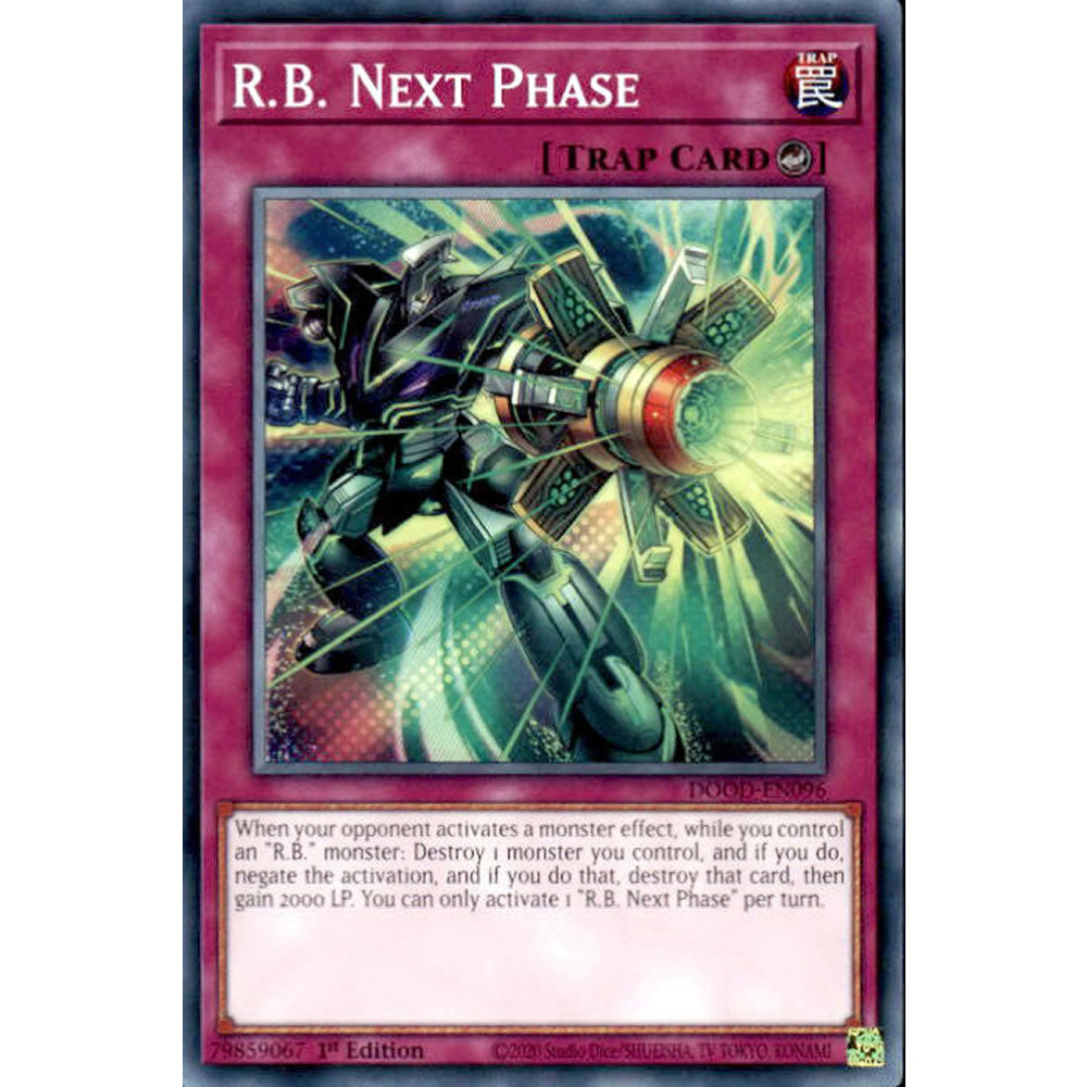 R.B. Next Phase DOOD-EN096 Yu-Gi-Oh! Card from the Doom of Dimensions Set