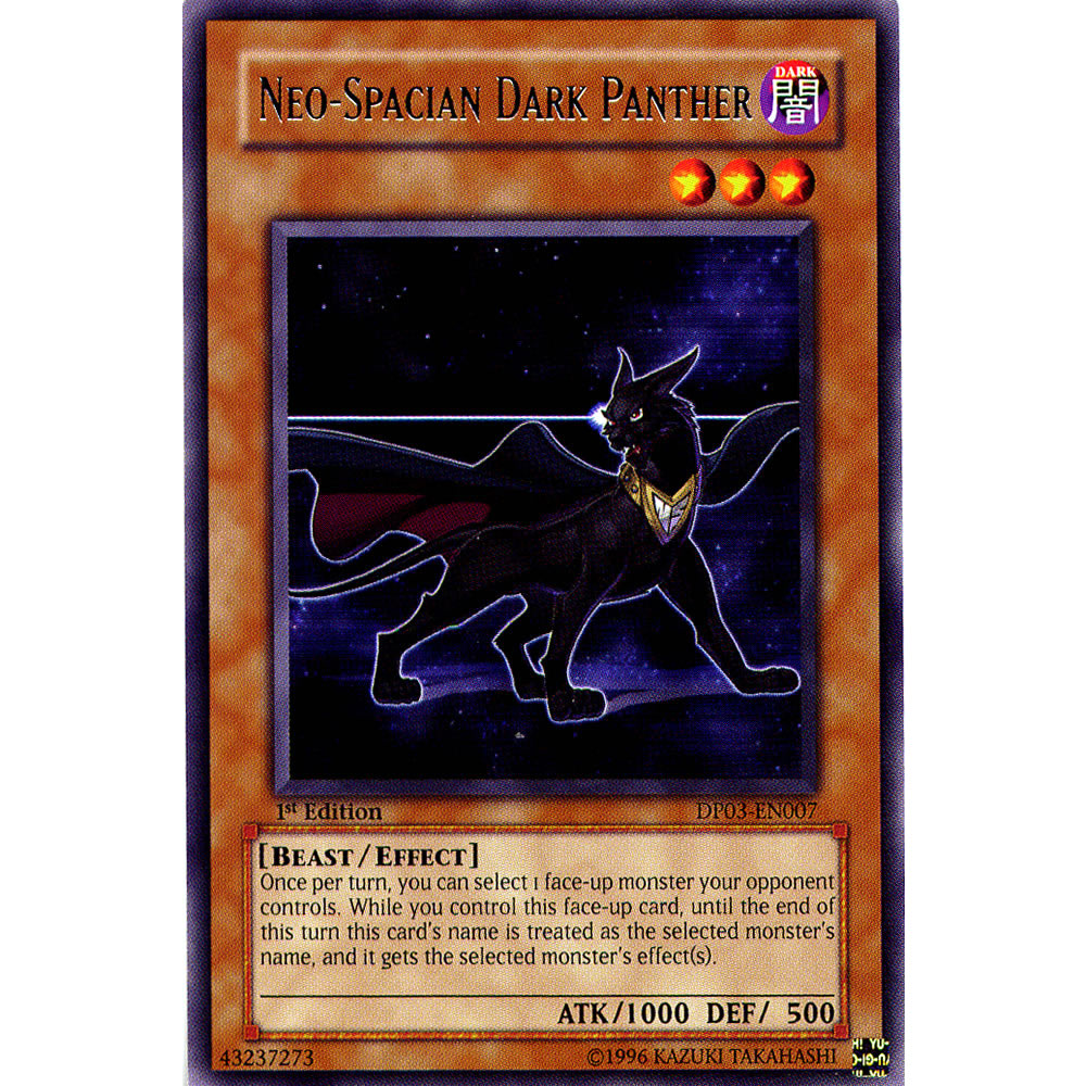 Neo - Spacian Dark Panther DP03-EN007 Yu-Gi-Oh! Card from the Duelist Pack: Jaden Yuki 2 Set