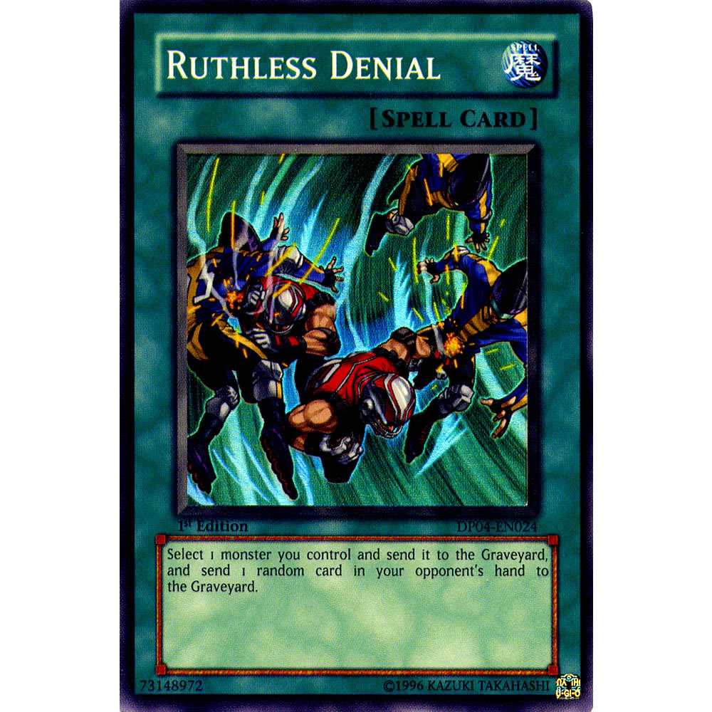 Ruthless Denial DP04-EN024 Yu-Gi-Oh! Card from the Duelist Pack: Zane Truesdale Set