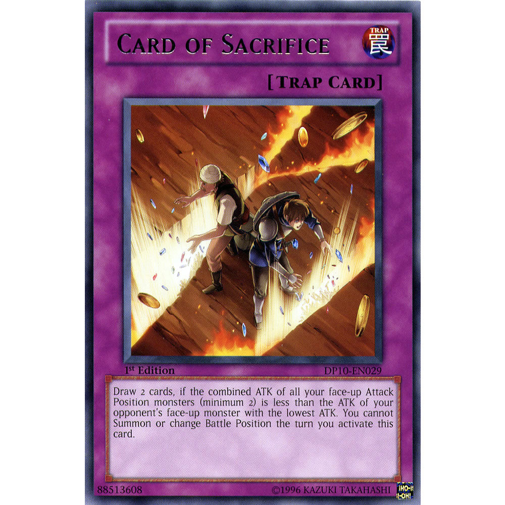 Card of Sacrifice DP10-EN029 Yu-Gi-Oh! Card from the Duelist Pack: Yusei 3 Set