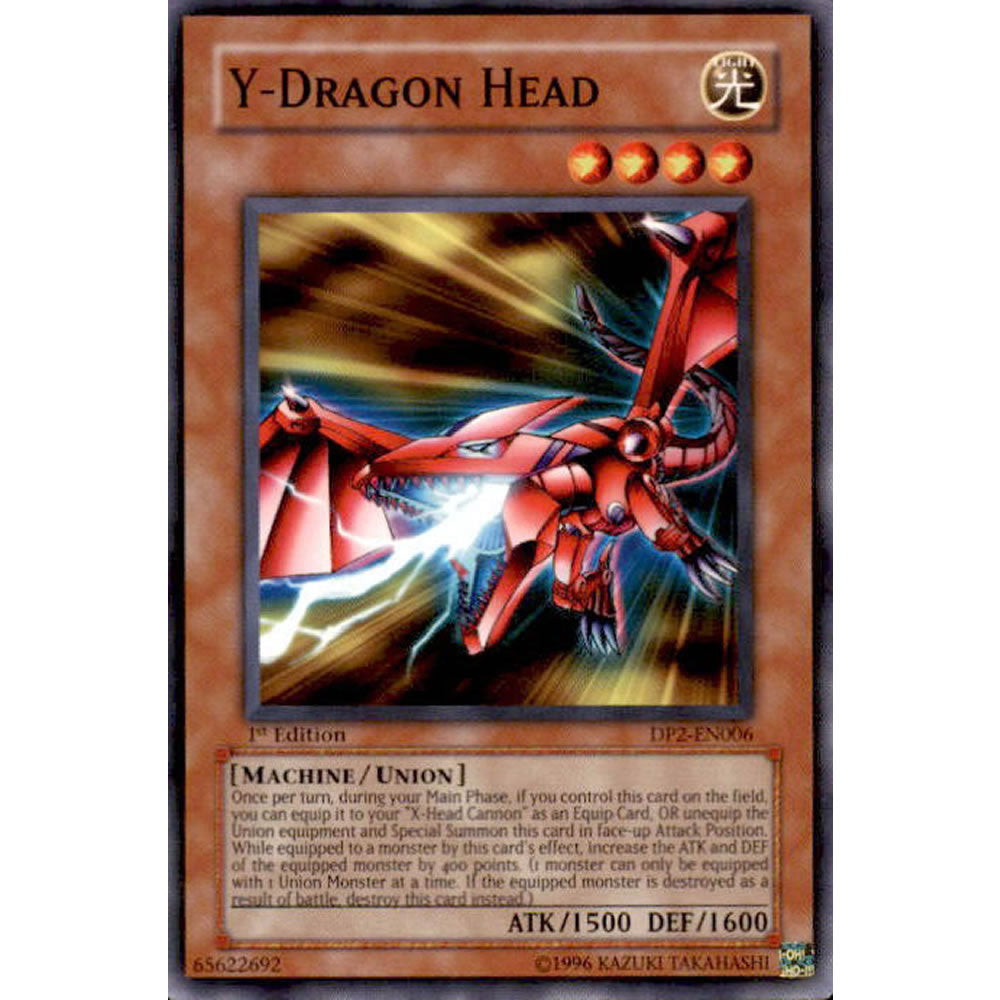 Y-Dragon Head DP2-EN006 Yu-Gi-Oh! Card from the Duelist Pack: Chazz Princeton Set