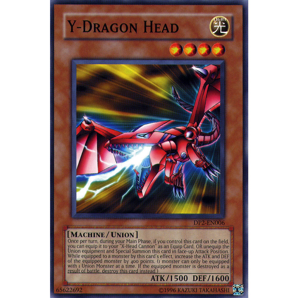 Y-Dragon Head DP2-EN006 Yu-Gi-Oh! Card from the Duelist Pack: Chazz Princeton Set