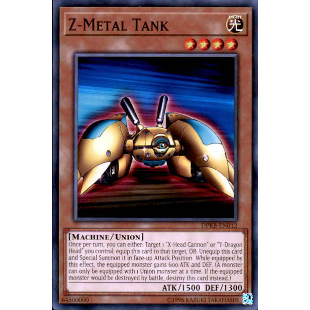 Z-Metal Tank DPKB-EN012 Yu-Gi-Oh! Card from the Duelist Pack: Kaiba Set