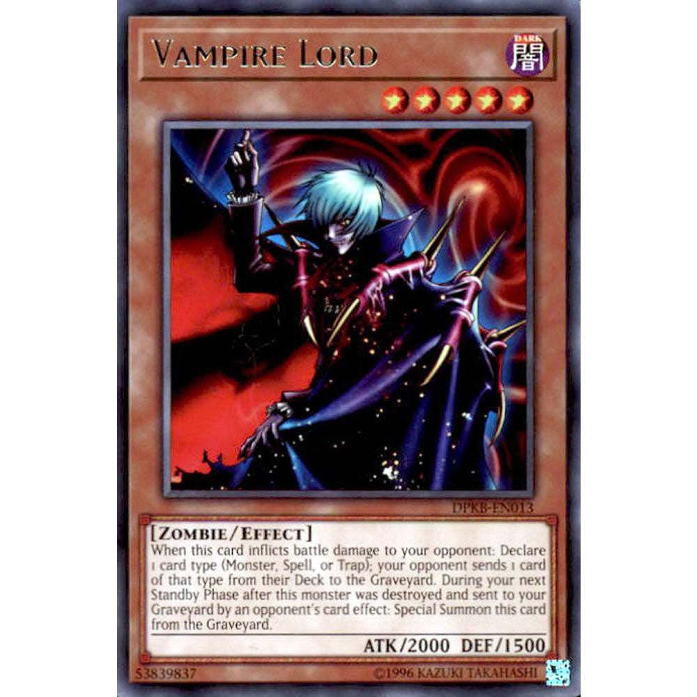 Vampire Lord DPKB-EN013 Yu-Gi-Oh! Card from the Duelist Pack: Kaiba Set