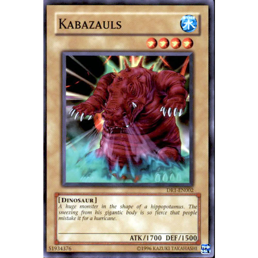 Kabazauls DR1-EN002 Yu-Gi-Oh! Card from the Dark Revelation 1 Set
