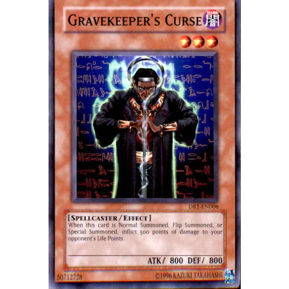 Gravekeeper's Curse DR1-EN008 Yu-Gi-Oh! Card from the Dark Revelation 1 Set