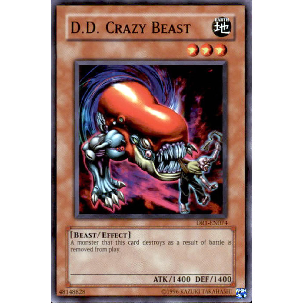 D.D. Crazy Beast DR1-EN074 Yu-Gi-Oh! Card from the Dark Revelation 1 Set