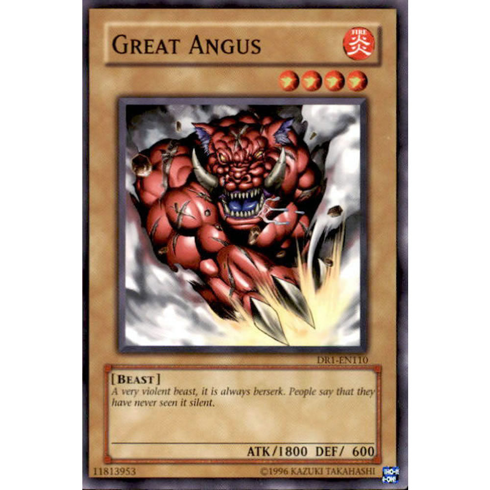 Great Angus DR1-EN110 Yu-Gi-Oh! Card from the Dark Revelation 1 Set