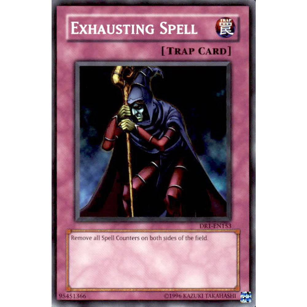 Exhausting Spell DR1-EN153 Yu-Gi-Oh! Card from the Dark Revelation 1 Set