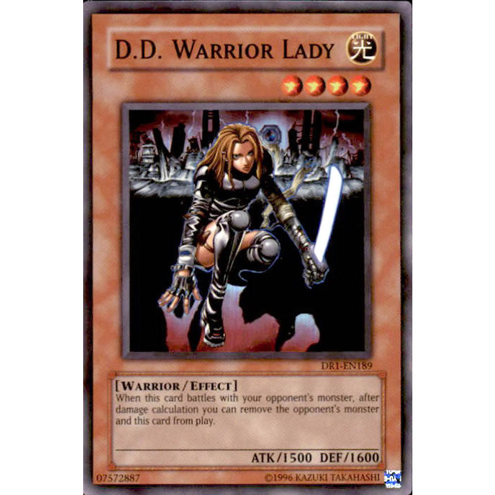 D. D. Warrior Lady DR1-EN189 Yu-Gi-Oh! Card from the Dark Revelation 1 Set