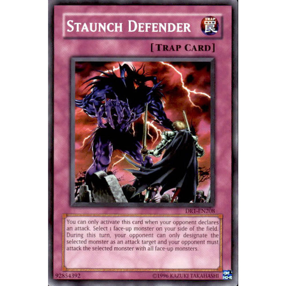 Staunch Defender DR1-EN208 Yu-Gi-Oh! Card from the Dark Revelation 1 Set
