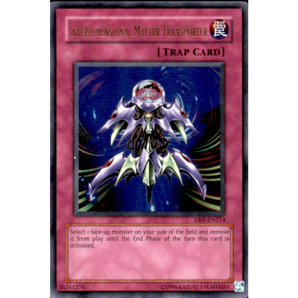 Interdimensional Matter Transporter DR1-EN214 Yu-Gi-Oh! Card from the Dark Revelation 1 Set