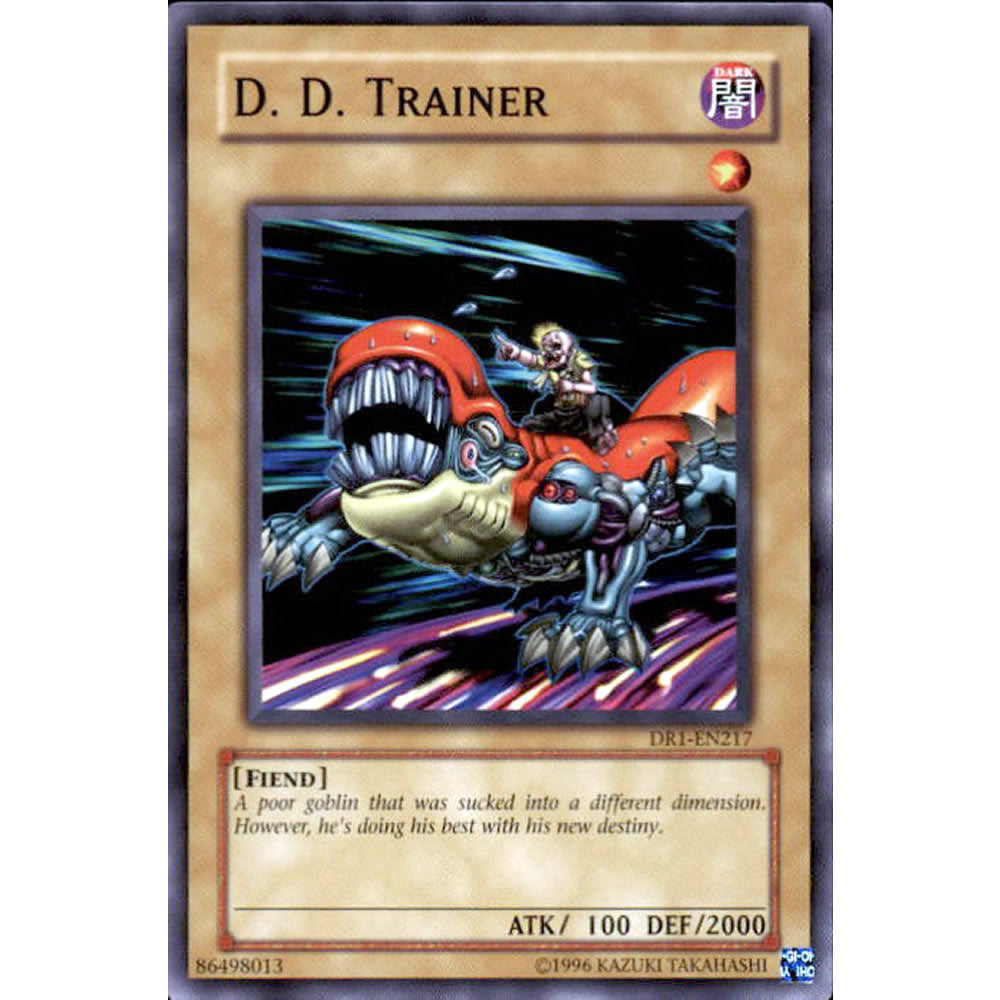 D. D. Trainer DR1-EN217 Yu-Gi-Oh! Card from the Dark Revelation 1 Set