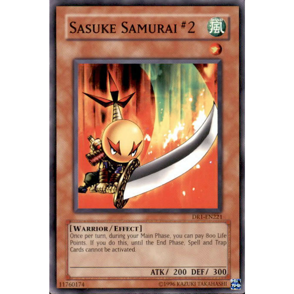 Sasuke Samurai #2 DR1-EN221 Yu-Gi-Oh! Card from the Dark Revelation 1 Set