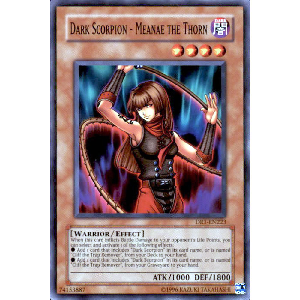Dark Scorpion - Meanae the Thorn DR1-EN223 Yu-Gi-Oh! Card from the Dark Revelation 1 Set